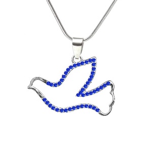 Métal Cristal Strass Sororité 1920 Colombe Zeta Phi Bêta Colliers Grec Membre à Vie Sororité <span class=keywords><strong>Service</strong></span> Souvenir Cadeau Bijoux