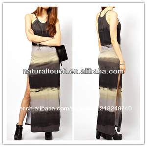 La dernière conception rayé robe maxi, robe pour les femmes( ylq04100) - Product Image 1