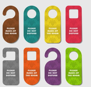 Bán Sỉ Thẻ Treo Cửa Trang Điểm Thời Trang Không Làm Phiền Giấc Ngủ In Theo Yêu Cầu Với Thiết Kế Của Riêng Bạn - Product Image 3