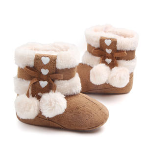 Vente chaude mignonne boule en peluche bébé <span class=keywords><strong>bottes</strong></span> de neige <span class=keywords><strong>bottes</strong></span> de Noël - Product Image 4