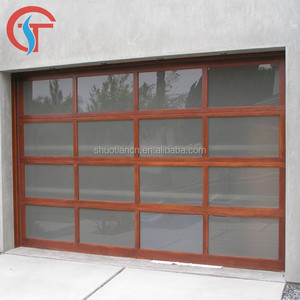Panel de cristal de escarcha transparente de aluminio, puertas de <span class=keywords><strong>garaje</strong></span>, precio en <span class=keywords><strong>venta</strong></span> - Product Image 6
