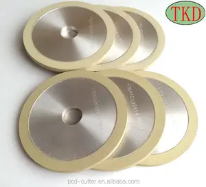 Diamond grinding wheels for PCD tooling