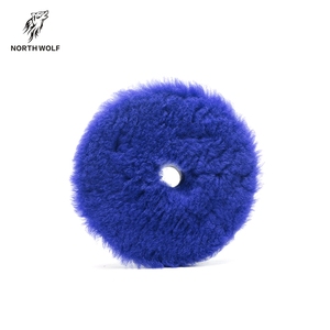 Tampon de polissage en laine véritable de 6 pouces <span class=keywords><strong>pour</strong></span> <span class=keywords><strong>polisseuse</strong></span> DA, matériau japonais <span class=keywords><strong>pour</strong></span> l'entretien automobile - Product Image 2