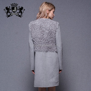 Femmes de Moutons De Fourrure de Laine <span class=keywords><strong>Veste</strong></span> Hiver Chaud Double Face Fur hiver laine cachemire manteau - Product Image 5