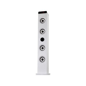 Audimic Home Audio Theatre-altavoz de torre de pie inalámbrico, color blanco - Product Image 1