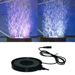 12 Kleuren Veranderen <span class=keywords><strong>Aquarium</strong></span> <span class=keywords><strong>Aquarium</strong></span> Decoraties Accessoires Bubble Schijf Lucht Steen Met Onderwater <span class=keywords><strong>Led</strong></span> Licht - Product Image 2