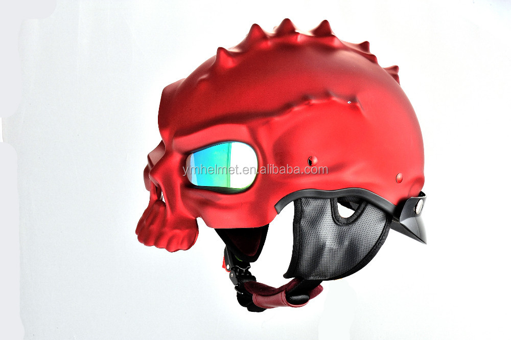 YM-333 Monster Skull Skeleton Design Open Face Helmet