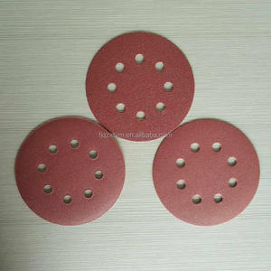 5-Zoll 8-Loch Staubfreie Klett-Schleifscheibe aus Aluminiumoxid mit Papierunterlage - Product Image 3