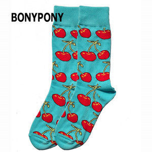 Bonyponi-<span class=keywords><strong>Calcetines</strong></span> con patrón de bicicleta para hombre y mujer, medias de alta calidad con diseño divertido y personalizado - Product Image 4