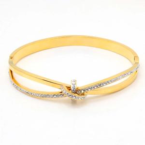 AFXSION Commercio All'ingrosso di Vendita Caldo del diamante di pietra Classico braccialetto di modo di disegno di marca di Gioielli In acciaio Inossidabile del braccialetto Delle Donne - Product Image 3