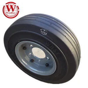 airport luggage cart solid wheel aircraft tyres 4.00-8 3.00 / 3.70 etc.