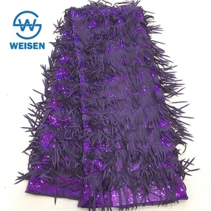 Đầm Khiêu Vũ Thời Trang Tua Rua 2023 Vải Sequin Thêu Ren Lưới Lạ Mắt - Product Image 4