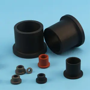 Custom resistenza all'usura di plastica nero PTFE flangiato boccola