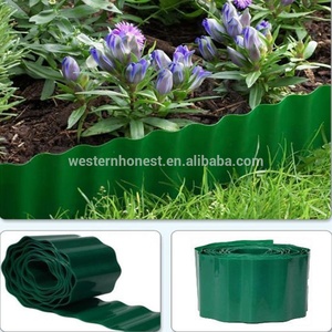 6M*20CM PE <strong>Garden</strong> Fence Flexible Border Tape Lawn <strong>Edging</strong> Fence <strong>Plastic</strong> Corrugated Curved Lawn <strong>Edging</strong> - Product Image 3