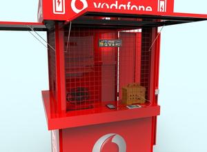 Kiosque de rue préfabriqué en acier inoxydable <span class=keywords><strong>Vodafone</strong></span> - Product Image 3