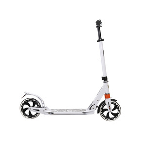 Trik Roller Ban Besar Ringan Terbaik, Scooter Bantuan Latihan Kaki untuk Dewasa Tinggi dengan Rem Tangan