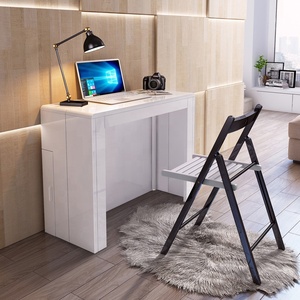 Ciudad moderna cena de estilo muebles plegable Blanco alto brillo de la Mesa de cocina - Product Image 4
