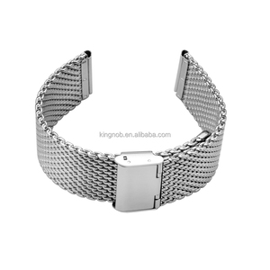 12mm à 26mm En Métal Inoxydable <span class=keywords><strong>Montre</strong></span> En Acier Bande Fil Shark Mesh Bracelet Lien - Product Image 5