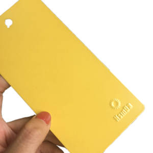 Pulvérisation électrostatique Revêtement en poudre antistatique RAL1018 Signal de trafic Couleur <span class=keywords><strong>jaune</strong></span> Peinture brillante haute lisse En Poudre - Product Image 1