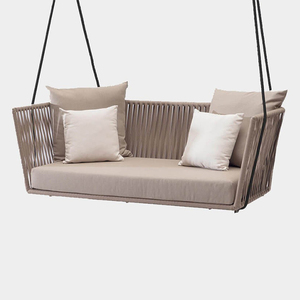 Conjunto de Muebles de Jardín Modernos de Aluminio con Mimbre Sintético - Product Image 6