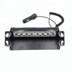 Luz Estroboscópica de Advertencia <span class=keywords><strong>para</strong></span> Automóvil, 8 <span class=keywords><strong>LED</strong></span>, Luz de Emergencia <span class=keywords><strong>para</strong></span> Tablero, Lámparas Intermitentes <span class=keywords><strong>LED</strong></span> con Ventosa <span class=keywords><strong>para</strong></span> <span class=keywords><strong>Parabrisas</strong></span>, 12V CC, Rojo+Azul - Product Image 1