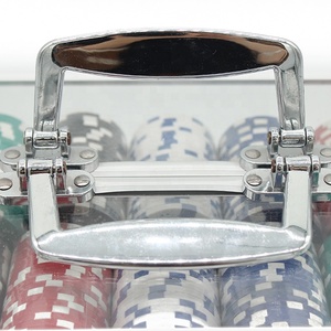 Gaming Casino Aluminum <strong>600</strong> <strong>Poker</strong> Chip <strong>Set</strong> With Acrylic case - Product Image 5