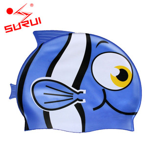Sporti Enfants Silicone Drôle Cool Bonnets <span class=keywords><strong>De</strong></span> <span class=keywords><strong>Bain</strong></span> Poissons Bonnets <span class=keywords><strong>De</strong></span> <span class=keywords><strong>Bain</strong></span> - Product Image 4