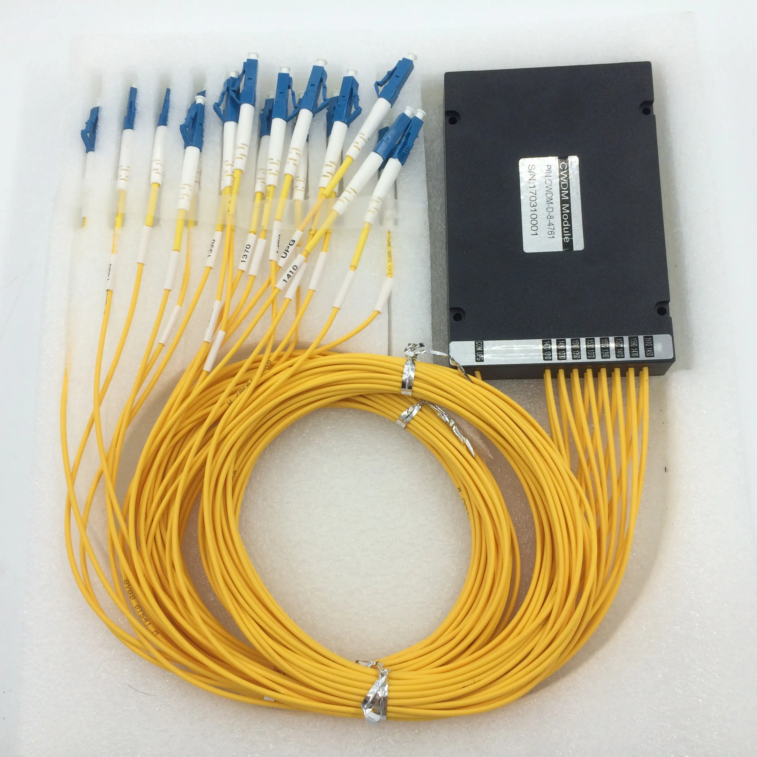 CWDM Sistemi Mini Dwdm Modulo Cwdm Mux Demux 8 Canali Cwdm Multiplexer OEM DWDM Rete Aggiungere/di goccia Sistema di CATV sistema di fiber ottiche