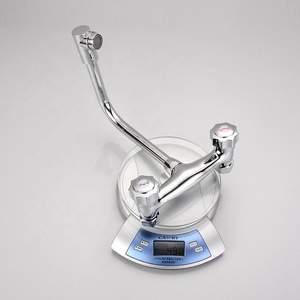 <span class=keywords><strong>Griferia</strong></span> de cocina tradicional con dos asas, grifo de cocina de 8 pulgadas, montado en la pared, mezclador de latón para fregadero, cocina - Product Image 5
