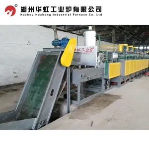 complete set of Continuous conveyor mesh belt heat treatment furnace hardening and tempering