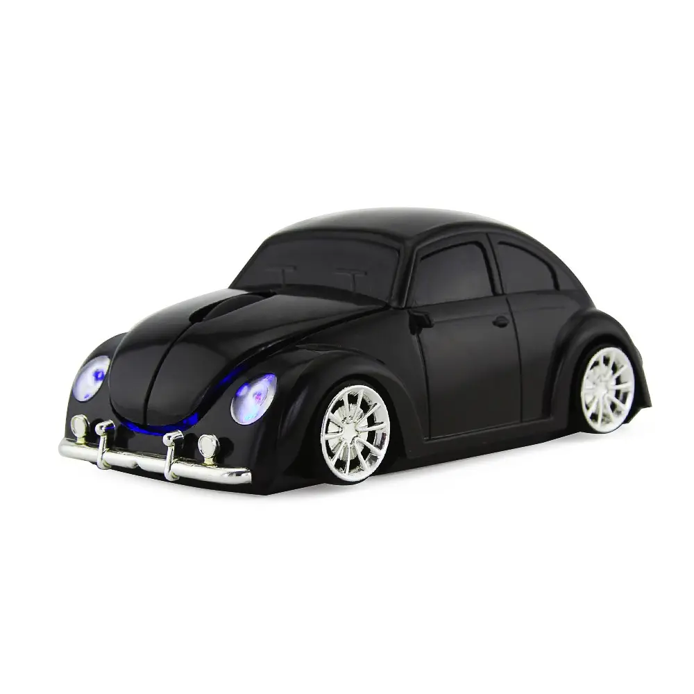 Fantaisie pour Volkswagen Beetle Design Car Mouse Souris sans fil en forme de voiture sans fil