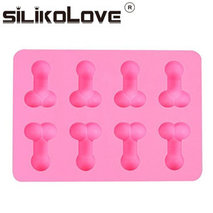 SILIKOLOVE Factory 8 Cavity Mini <strong>Penis</strong> Dildo Shape <strong>Chocolate</strong> Moulds LFGB Platinum Non Stick BPA Free Silicone <strong>Chocolate</strong> Molds - Product Image 3