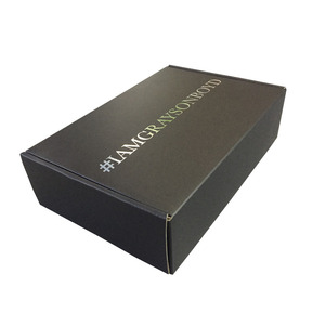 Custom Custom Printing Matte Finish Corrugated Paper Cardboard Box For Packing