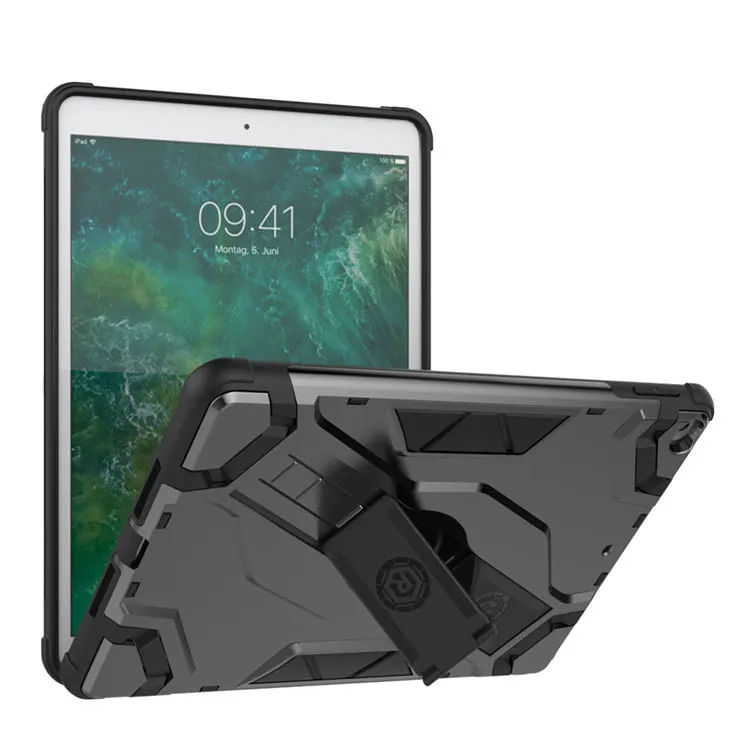 TPU PC سيليكون قابلة للطي قوس Kickstand جراب كمبيوتر لوحي ، غطاء حافظة لجهاز ipad mini 1 2 3 4 ، لباد الهواء 2 برو 9.7 حالة