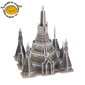 Thai Souvenir 3d Puzzel De Pagode Van De Tempel Van Dawn (Thailand) - Product Image 1