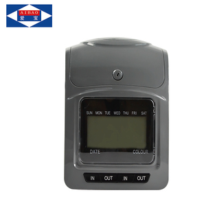 ABS Shell <span class=keywords><strong>Punch</strong></span> Thẻ Thời Gian Đồng Hồ Máy Cho Nhân Viên Tham Dự - Product Image 5