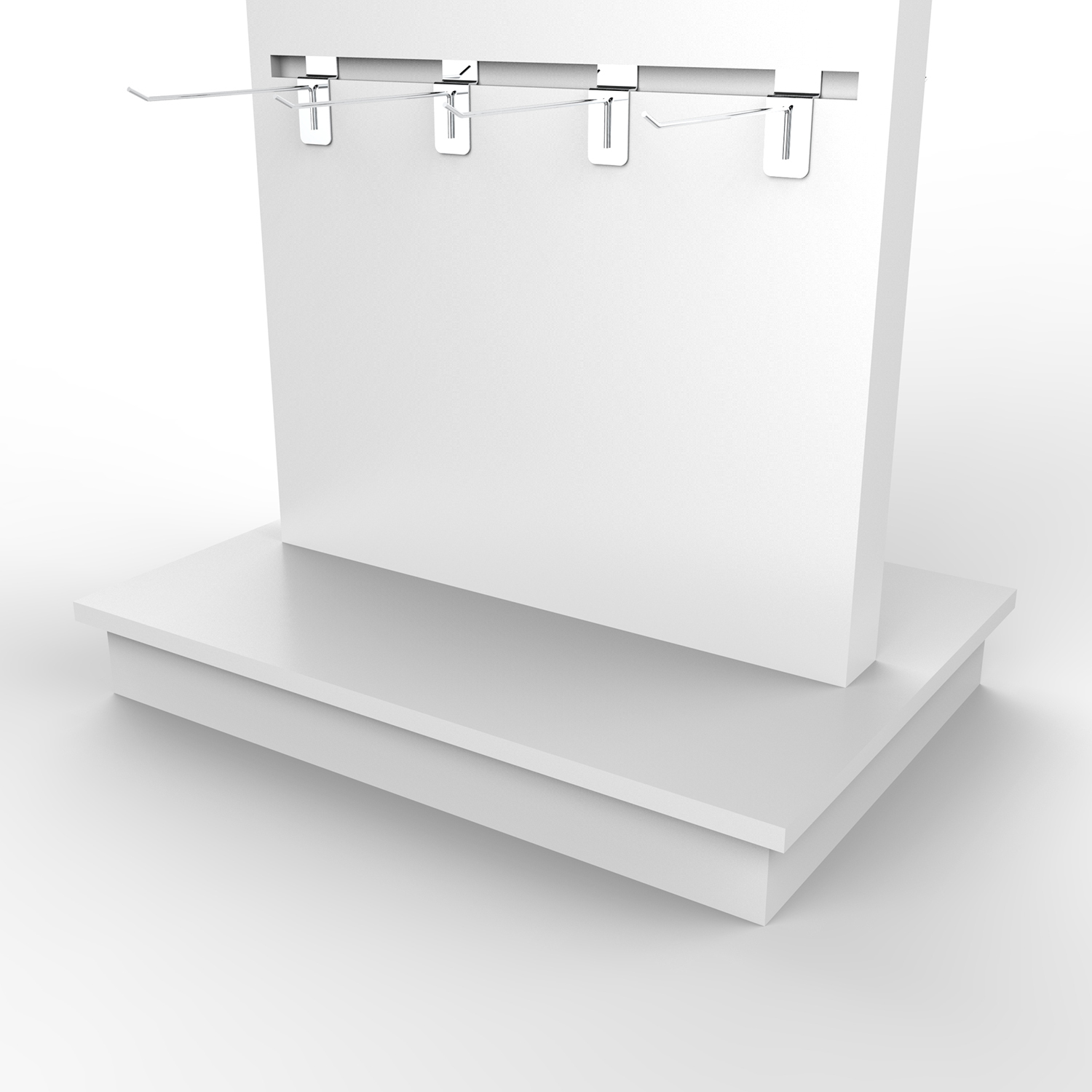 Customized POP Sock Display Stand Double-sided Wooden Display Rack Display Stand for Clothes Shop — view 3
