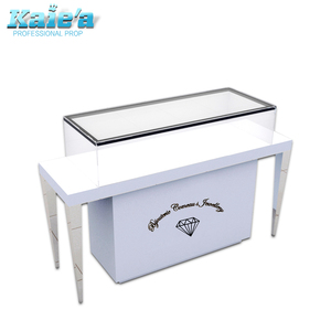 <span class=keywords><strong>Vitrina</strong></span> de exhibición de joyería de lujo de vidrio, de diseño moderno, Mostrador de joyería de centro comercial, <span class=keywords><strong>vitrina</strong></span> de metal iluminada - Product Image 4
