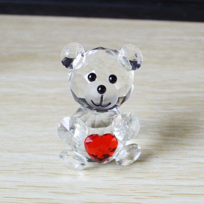 Rose Rouge En Cristal - Cadeau D'anniversaire Romantique Pour Femme, « I Love You Forever & Always » - Cadeau Souvenir Pour Petite Amie, Décoration