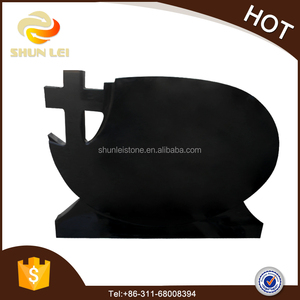 Lapide in Granito Nero Assoluto Naturale Tradizionale Europea Lucidata a 95 Gradi per Cimitero - Product Image 2