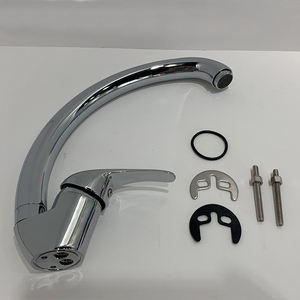 Grifo <span class=keywords><strong>de</strong></span> Cocina Contemporáneo <span class=keywords><strong>de</strong></span> una Sola Palanca, <span class=keywords><strong>de</strong></span> Zinc, para Hotel, con Certificación CE, Latón Pulido, Agua Fría y Caliente, <span class=keywords><strong>Manguera</strong></span> <span class=keywords><strong>de</strong></span> Acero Inoxidable, Cerámica - Product Image 3