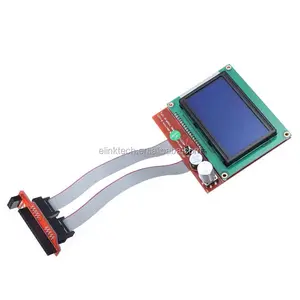 Contrôleur intelligent pour imprimante 3D RAMPS 1.4 LCD 12864 panneau de commande écran bleu en stock