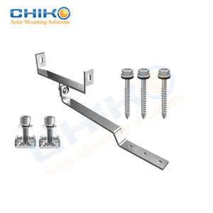 4Kw hợp kim nhôm phẳng mái ngói năng lượng mặt trời Hệ thống kệ năng lượng mặt trời gắn Chân đế cho mái gắn - Product Image 4