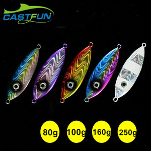 Lento Jig Potenza Jig Jig In Metallo <span class=keywords><strong>Spoon</strong></span> lure Mare Profondo Acqua Salata 80g 100g 160g 250g Pesca richiamo del metallo - Product Image 2