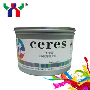 Ceres 브랜드 YT-805 모델 레드 UV 오프셋 인쇄 형광 잉크