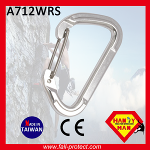 Taiwan CE Certified 23KN Rock Climbing Aluminum Carabiner - Product Image 3