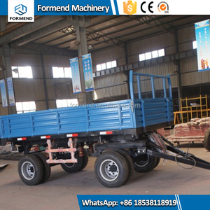 2020 Factory Supply 7CX Series 2 Wheels 4 Wheels Farm Tipping Dump Trailer for Sale - Product Image 2