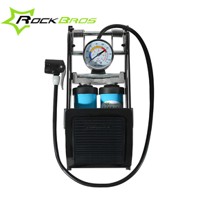 Pompe à air pour vélo ROCKBROS, double barillet, vente en gros - Product Image 1