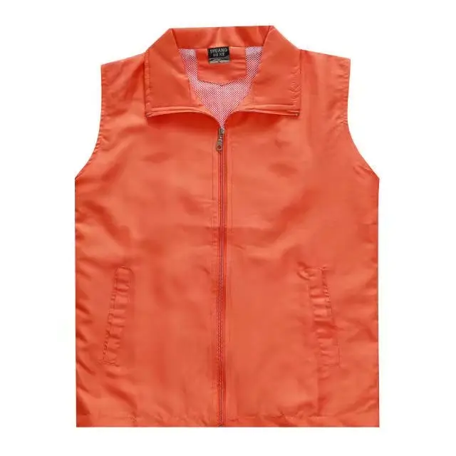 Oempromo Goedkope Polyester Winddicht Vrijwilliger Man Vest