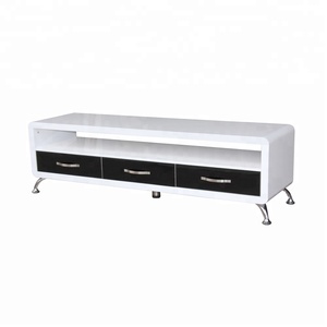 Support TV en bois industriel moderne, meuble de salon - Product Image 1